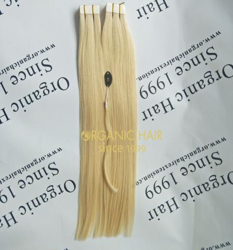 Hot sale double drawn tape in hair extensions #60  A60